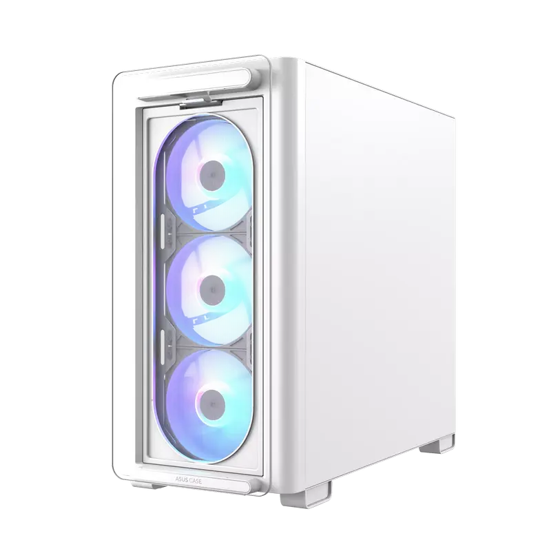 ASUS A23 PLUS TG ARGB Mini-Tower Alb