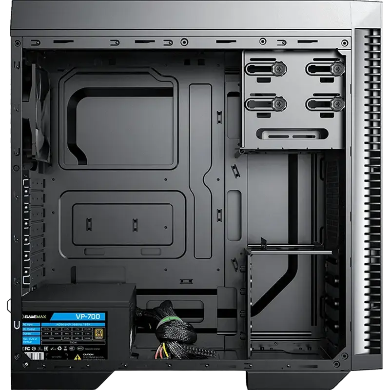 Gamemax DARK SILENT Midi-Tower Black