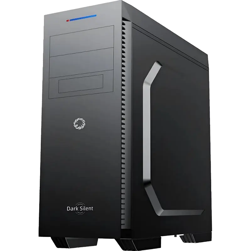 Gamemax DARK SILENT Midi-Tower Negru