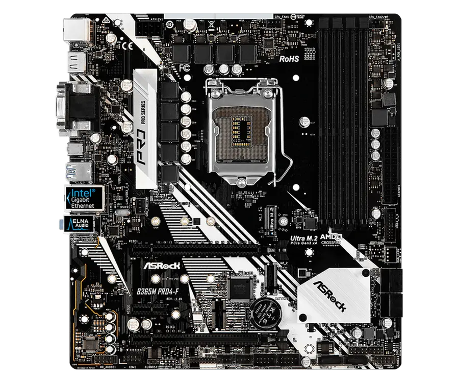 ASRock B365M PRO4-F LGA1151 Micro-ATX