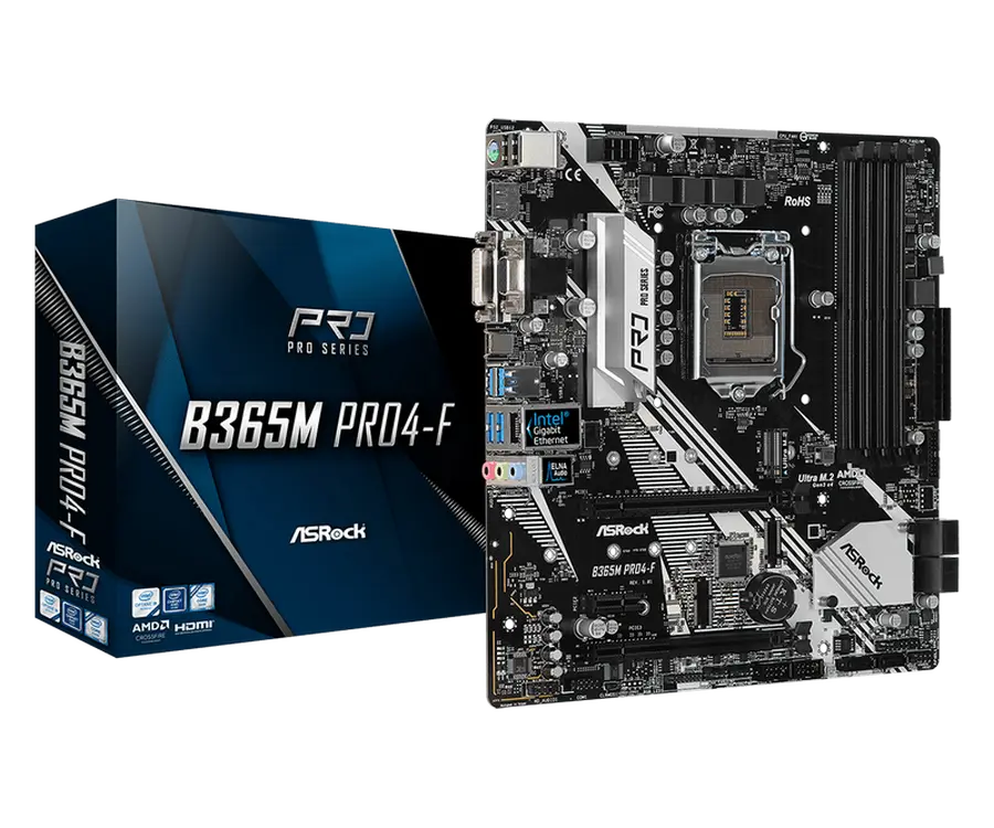 ASRock B365M PRO4-F LGA1151 Micro-ATX