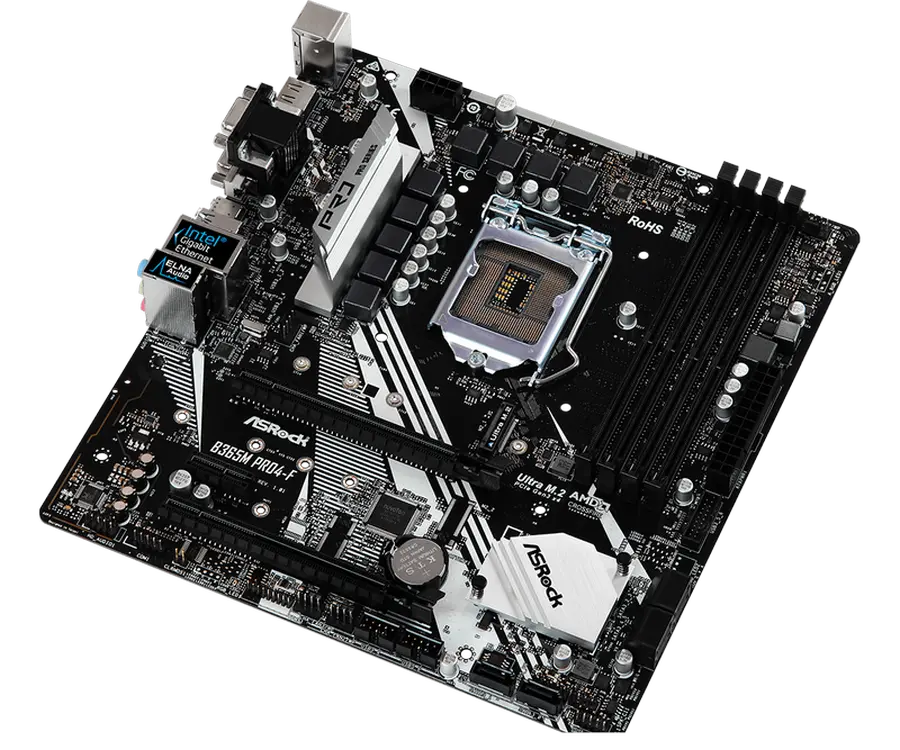 ASRock B365M PRO4-F LGA1151 Micro-ATX