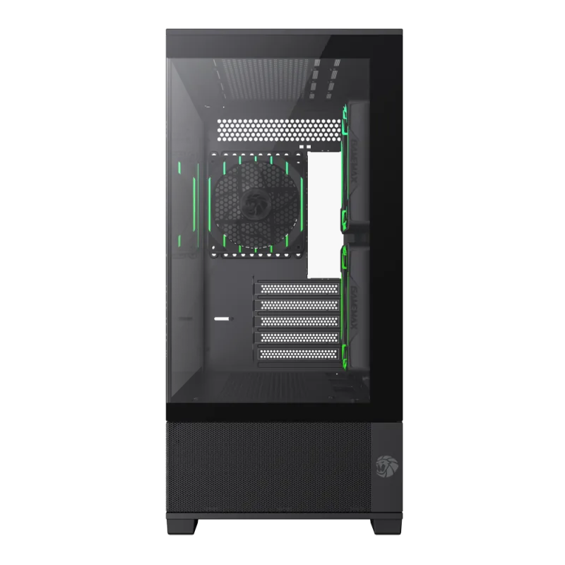 Gamemax VISTA 2 MB Mini-Tower Negru