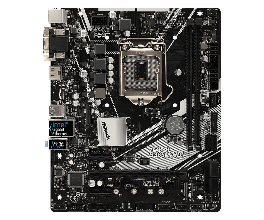 ASRock B365M-HDV LGA1151 Micro-ATX