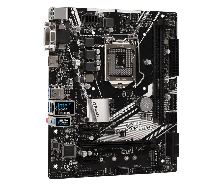 ASRock B365M-HDV LGA1151 Micro-ATX