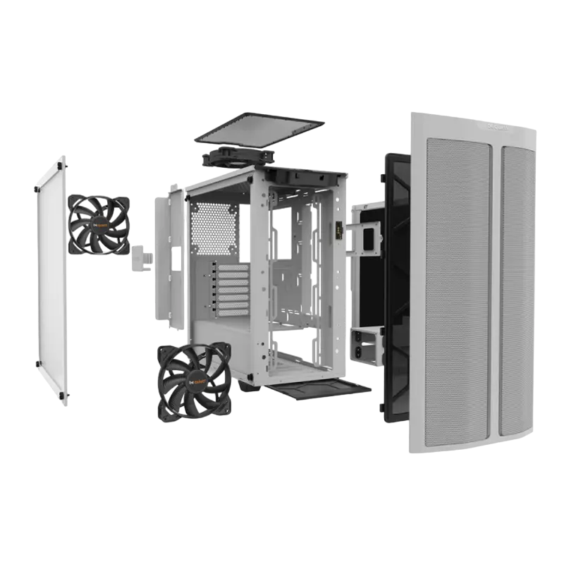 be quiet! PURE BASE 500DX Midi-Tower Alb