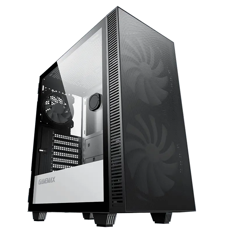 Gamemax AERO Midi-Tower Black