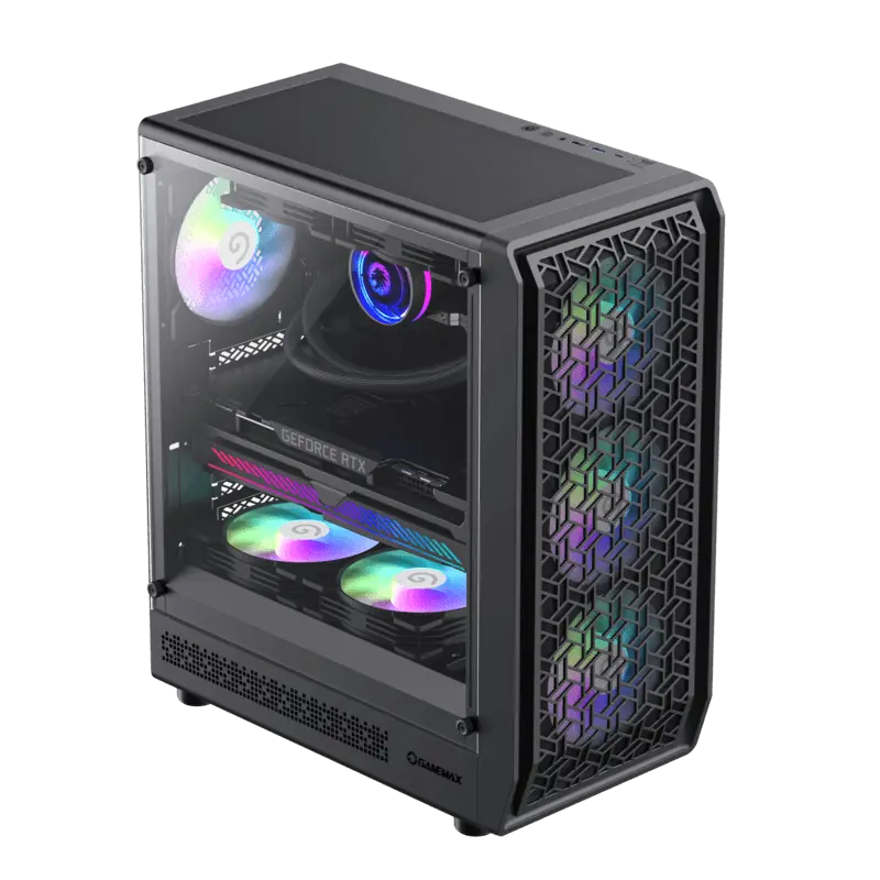 Gamemax FORGE AB Midi-Tower Черный