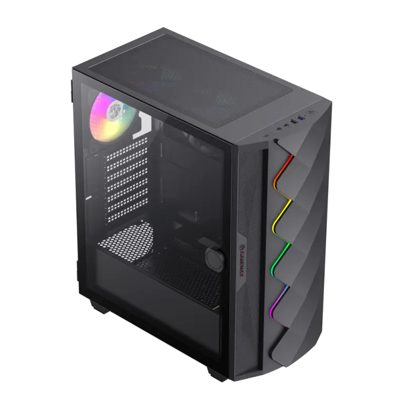 Gamemax DIAMOND CP BK Midi-Tower Черный