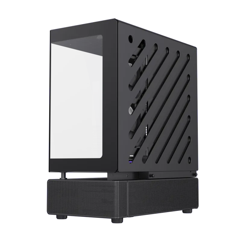 Gamemax N80 BK Midi-Tower Negru