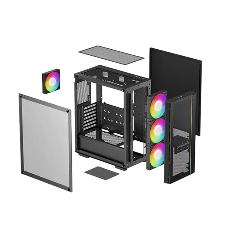 Deepcool MATREXX 55 MESH V4 Midi-Tower Negru