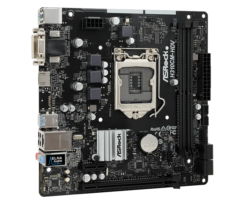 ASRock H310CM-HDV LGA1151 Micro-ATX