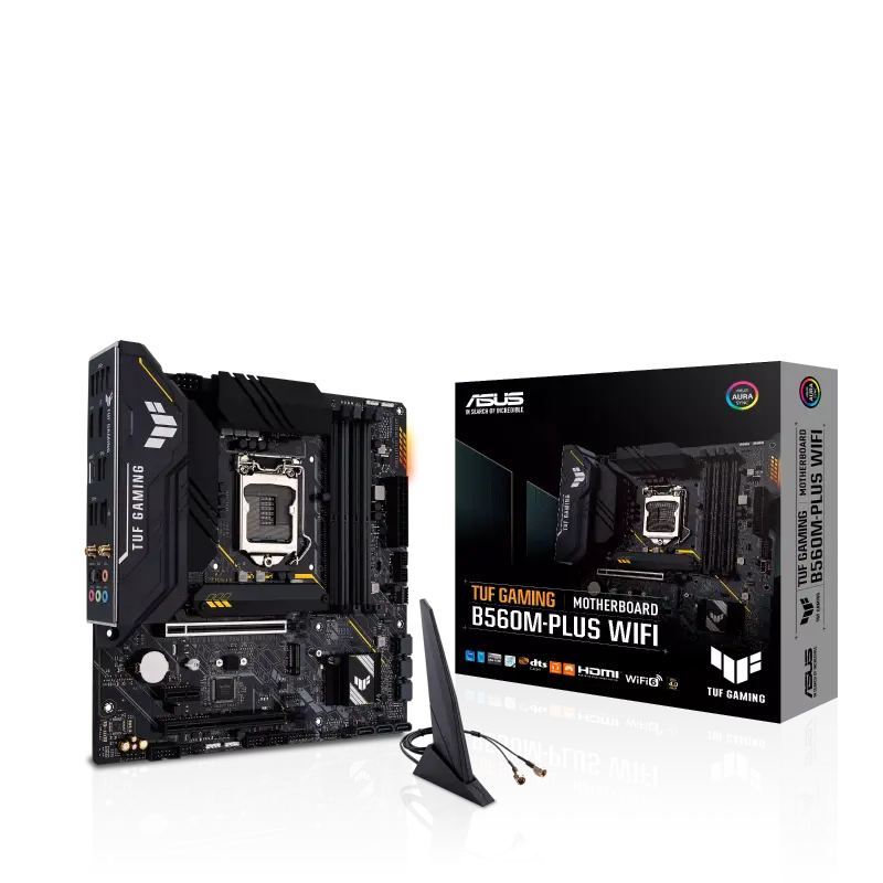 ASUS TUF GAMING B560M-PLUS WIFI LGA1200 Micro-ATX