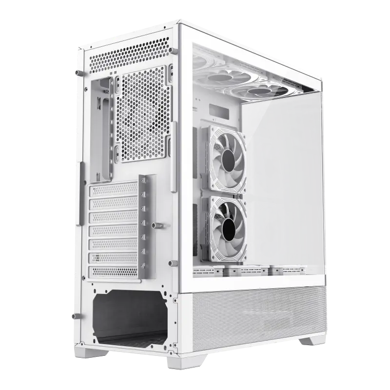 Gamemax VISTA AW Midi-Tower Alb