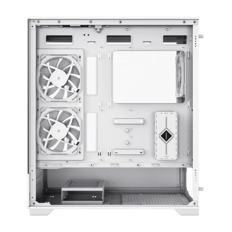 Gamemax VISTA AW Midi-Tower Alb
