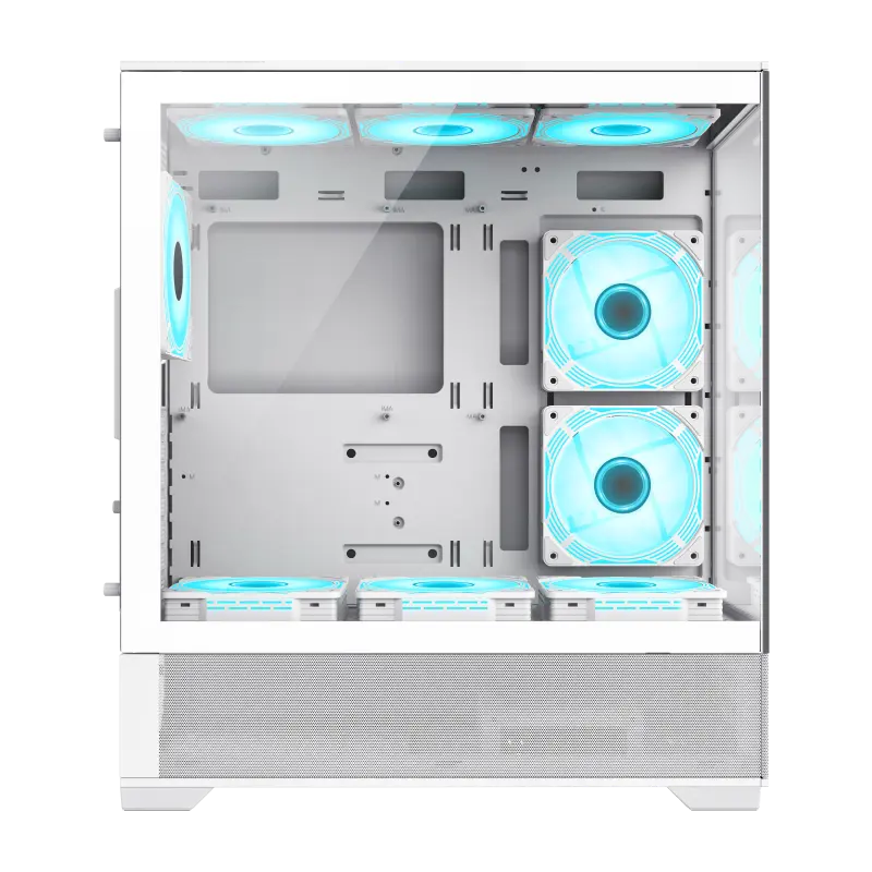 Gamemax VISTA AW Midi-Tower Alb