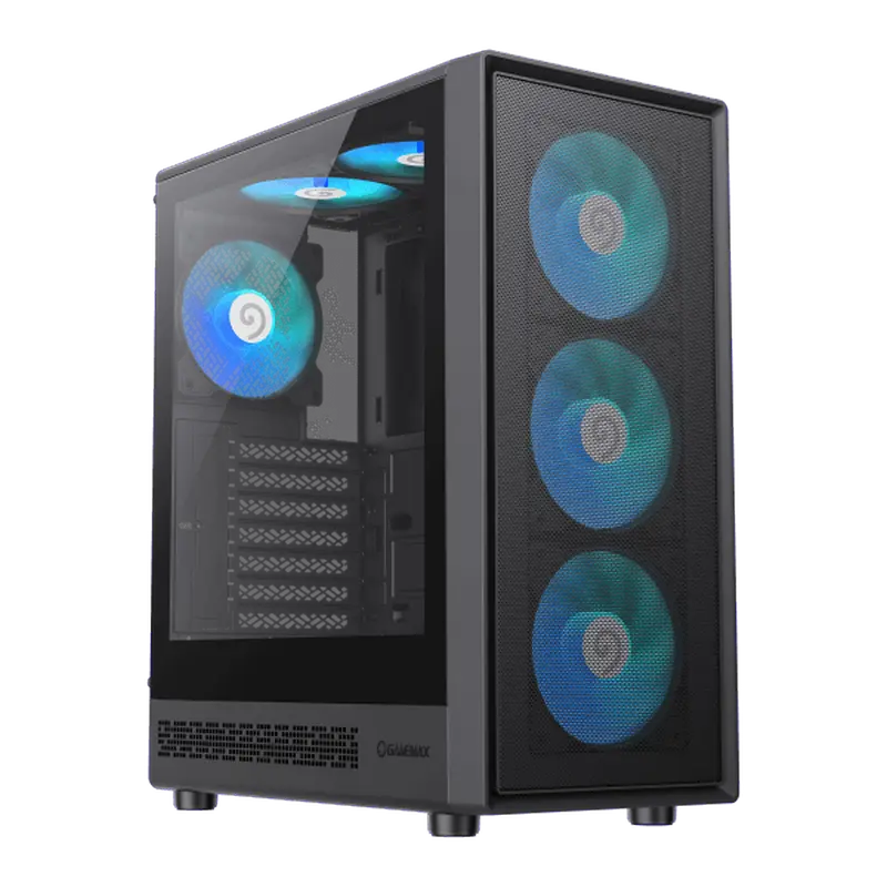 Gamemax STORM 2 AB Midi-Tower Negru