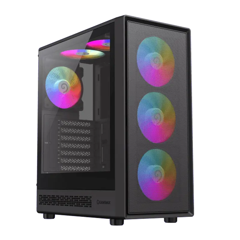 Gamemax STORM 2 AB Midi-Tower Negru