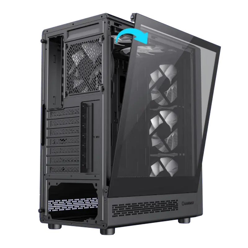 Gamemax STORM 2 AB Midi-Tower Negru