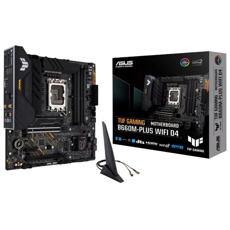 ASUS TUF GAMING B660M-PLUS WIFI D4 LGA1700 Micro-ATX