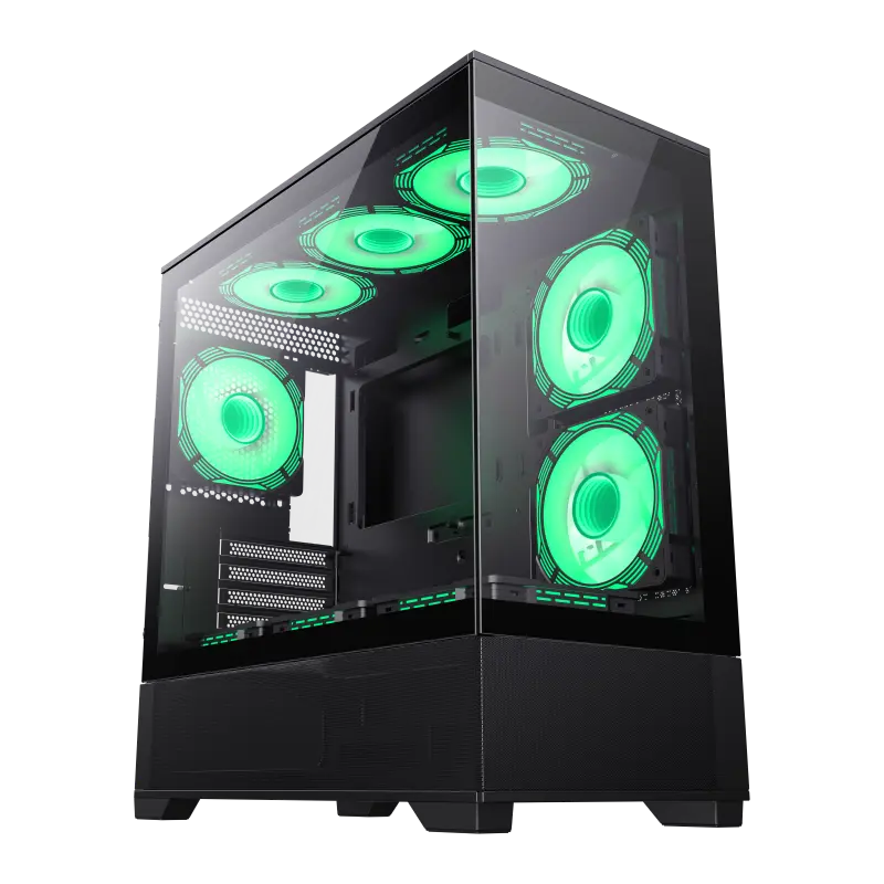 Gamemax VISTA MB Midi-Tower Negru