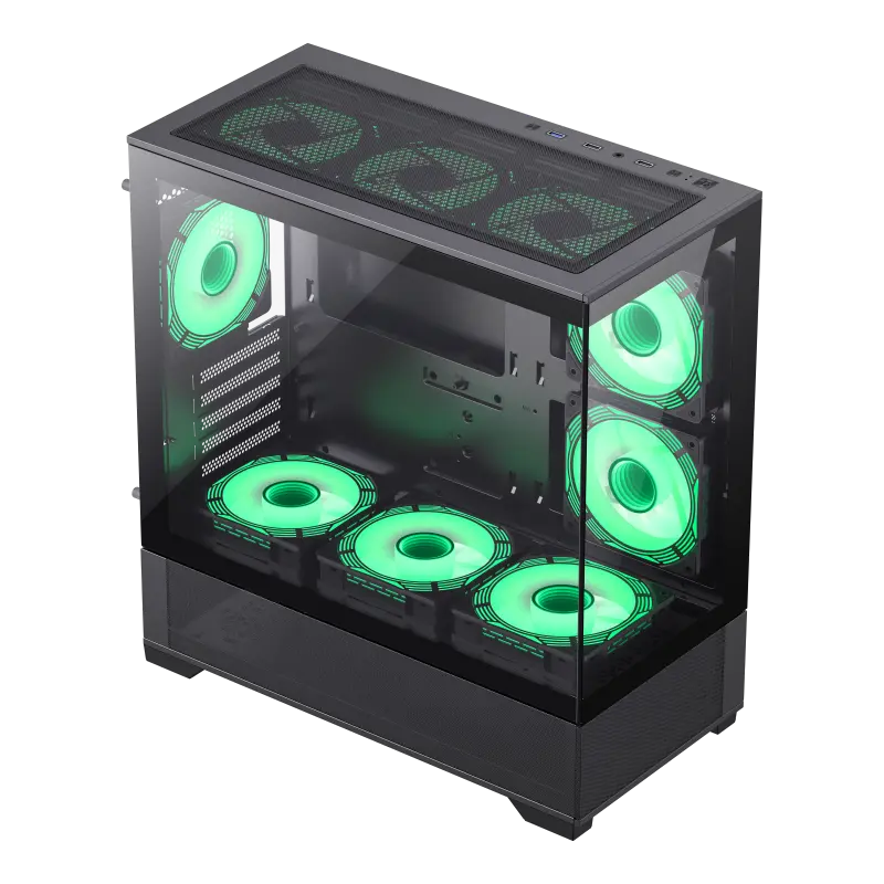 Gamemax VISTA MB Midi-Tower Negru
