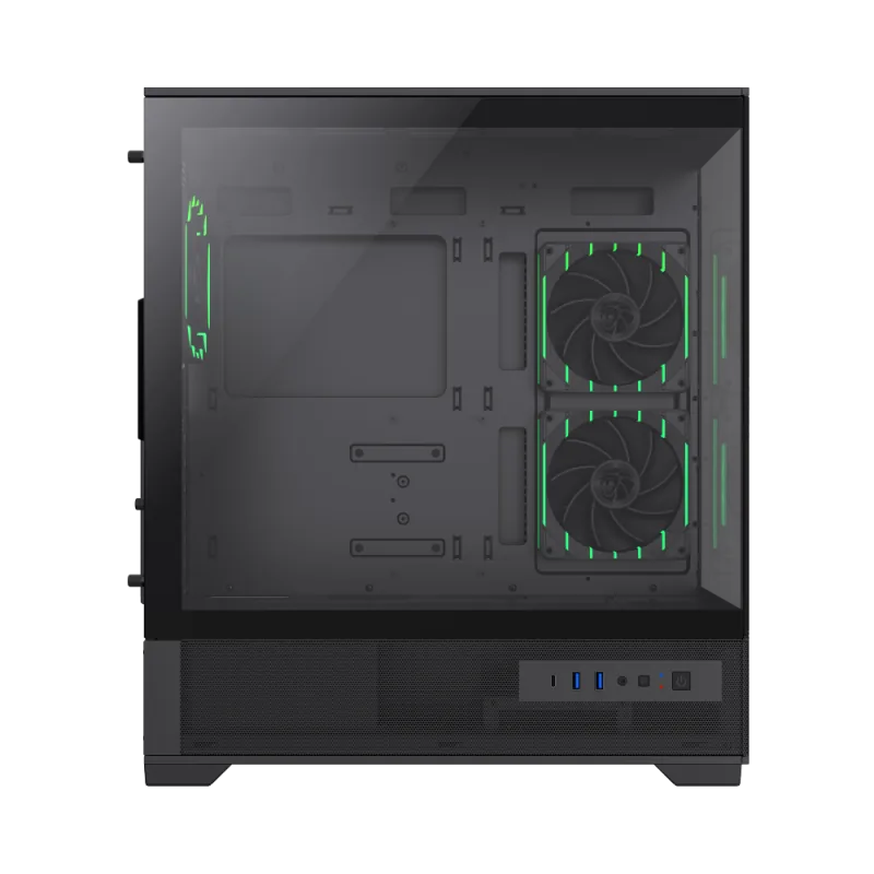 Gamemax VISTA 2 AB Midi-Tower Negru