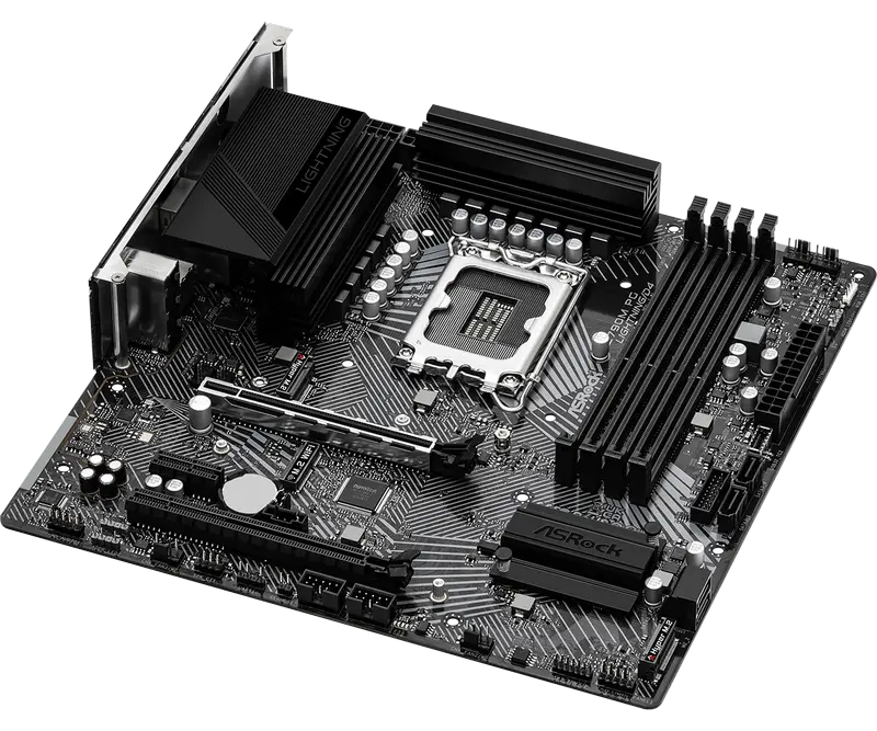 ASRock Z790M PG LIGHTNING/D4 LGA1700 Micro-ATX