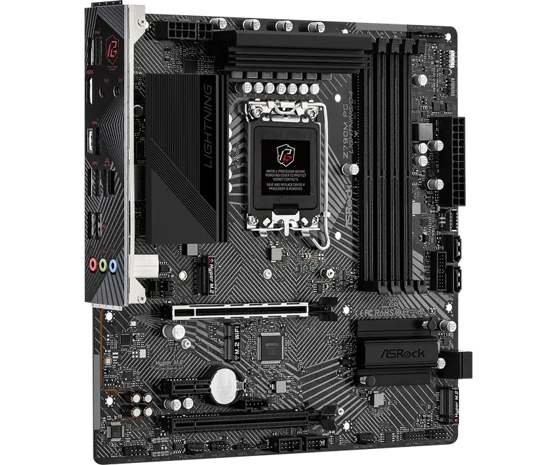 ASRock Z790M PG LIGHTNING/D4 LGA1700 Micro-ATX