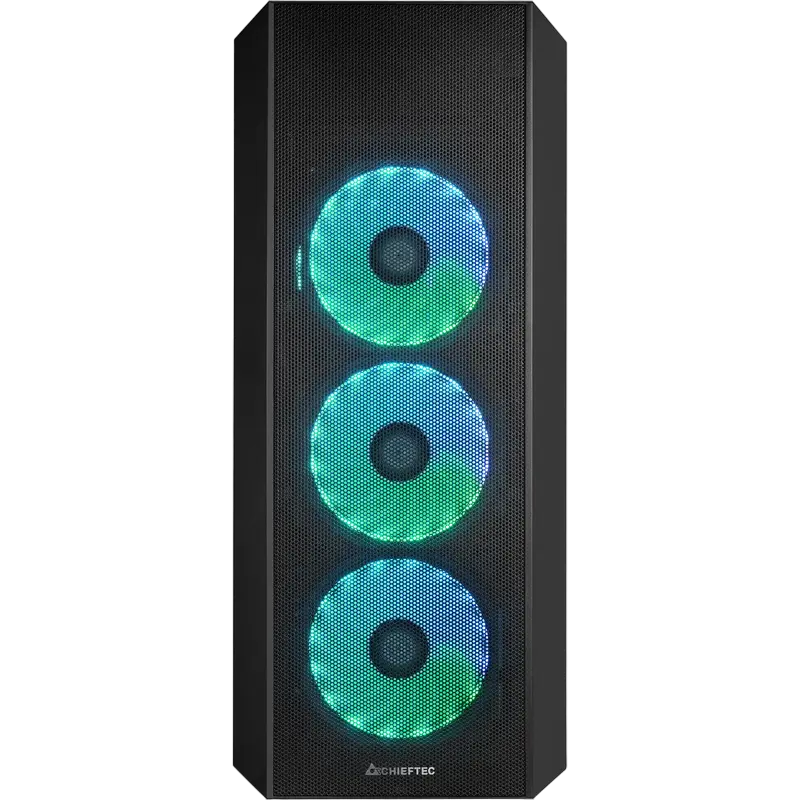 Chieftec GL-04B-OP Midi-Tower Negru