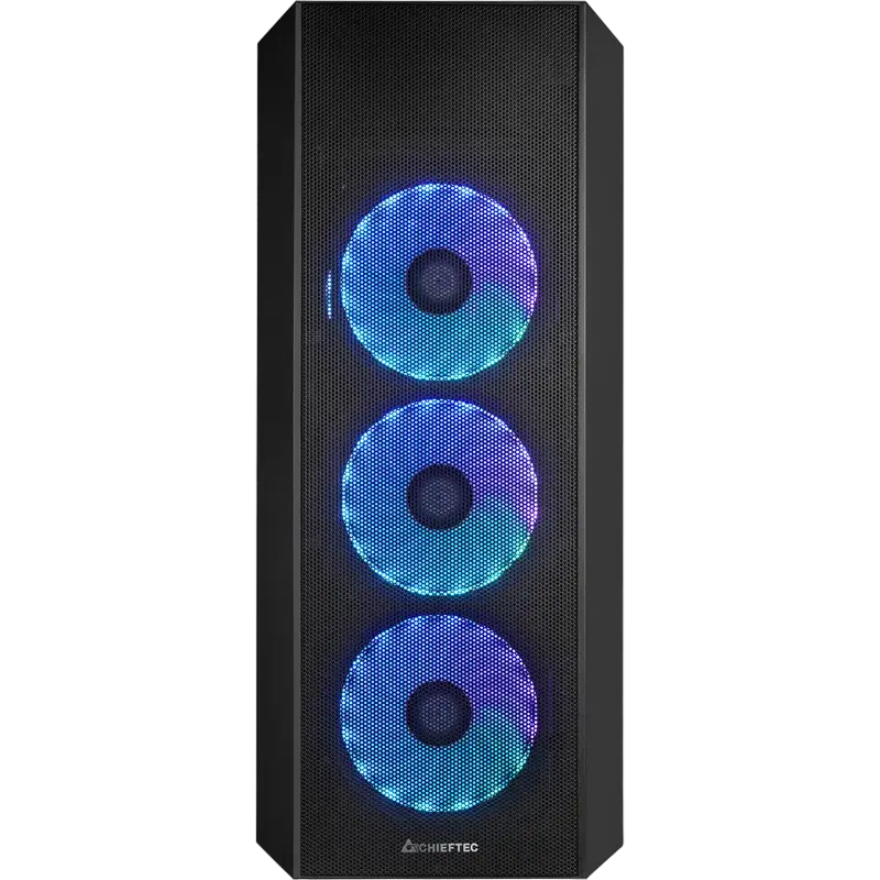 Chieftec GL-04B-OP Midi-Tower Negru
