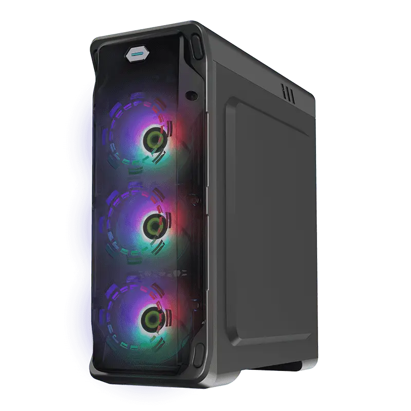 Gamemax STARLIGHT FRGB Midi-Tower Negru