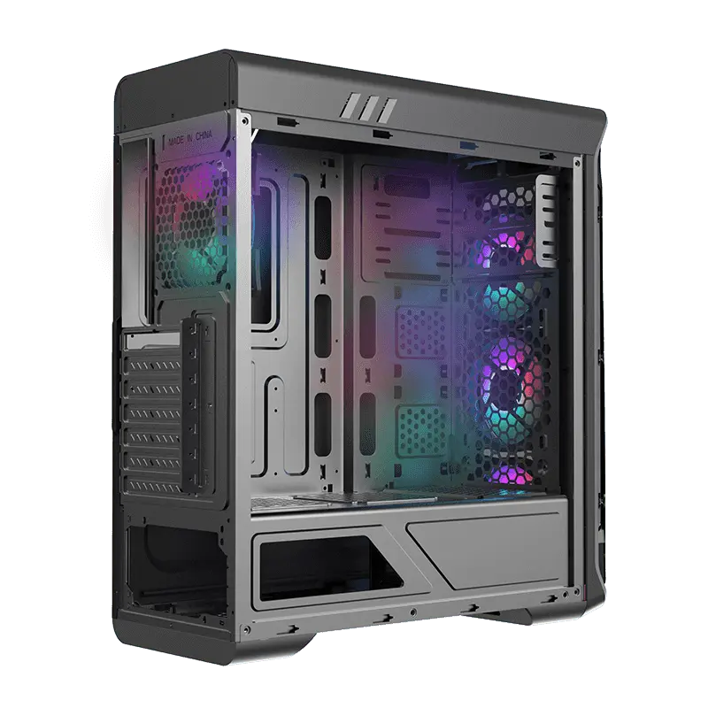 Gamemax STARLIGHT FRGB Midi-Tower Negru