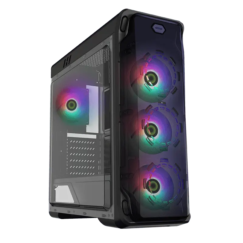 Gamemax STARLIGHT FRGB Midi-Tower Negru