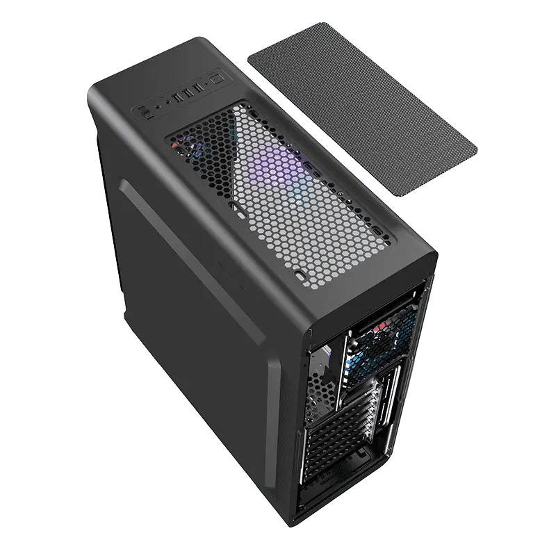 Gamemax STARLIGHT FRGB Midi-Tower Negru