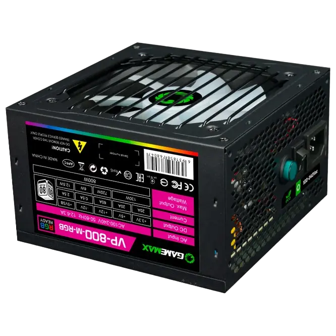 Gamemax VP-800-RGB-M 800W ATX