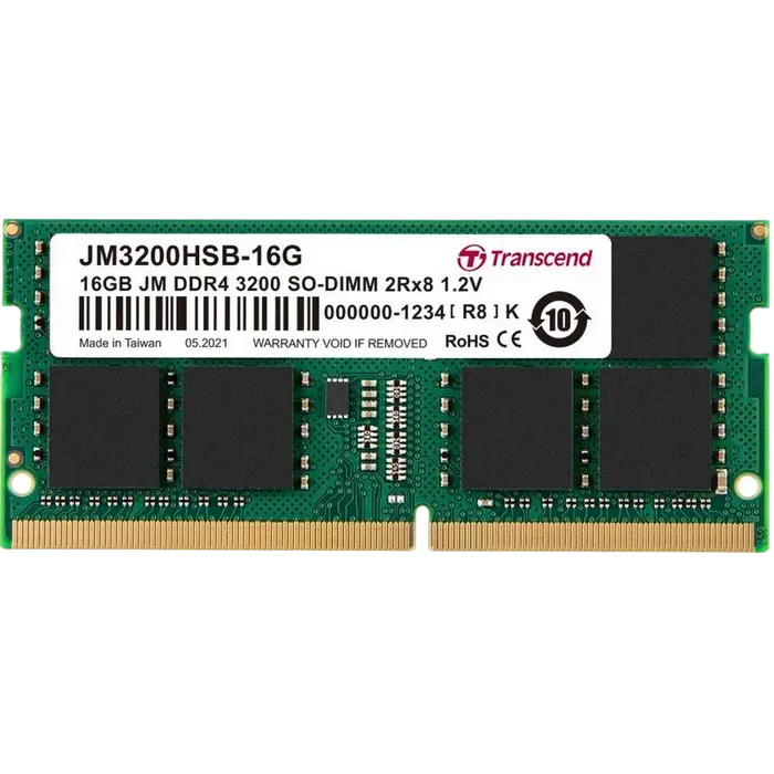 Transcend PC25600 JetRam 16GB DDR4 3200MHz SODIMM