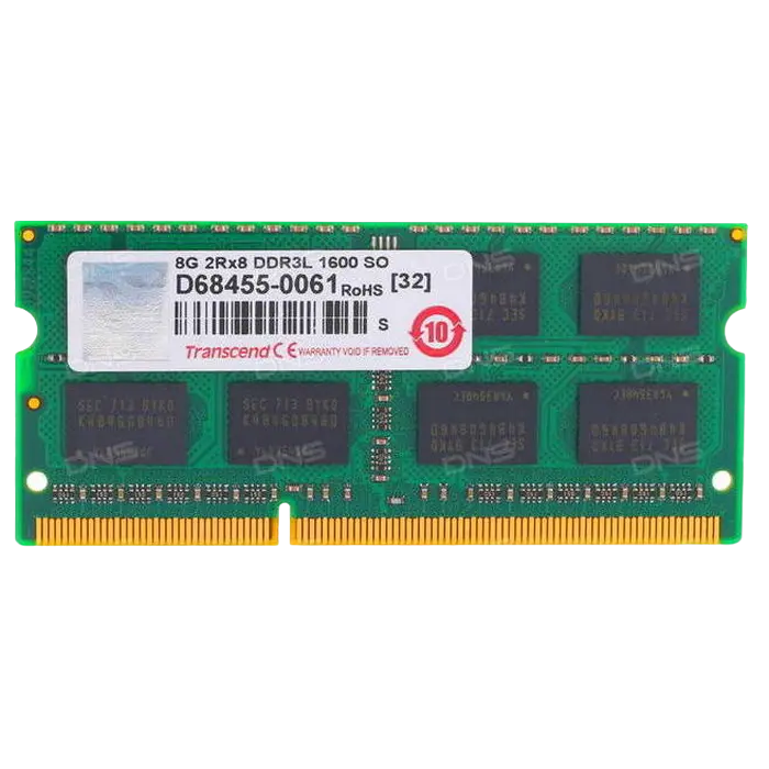 Transcend TS1GSK64W6H 8GB DDR3 1600MHz SODIMM