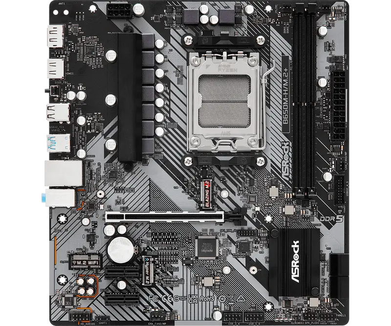 ASRock B650M-H/M.2+ AM5 Micro-ATX