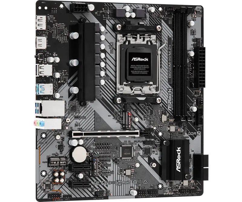 ASRock B650M-H/M.2+ AM5 Micro-ATX
