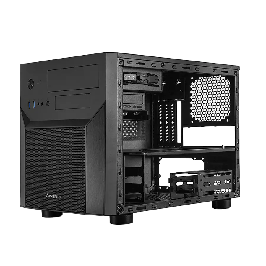 Chieftec CI-02B-OP Mini-Tower Negru