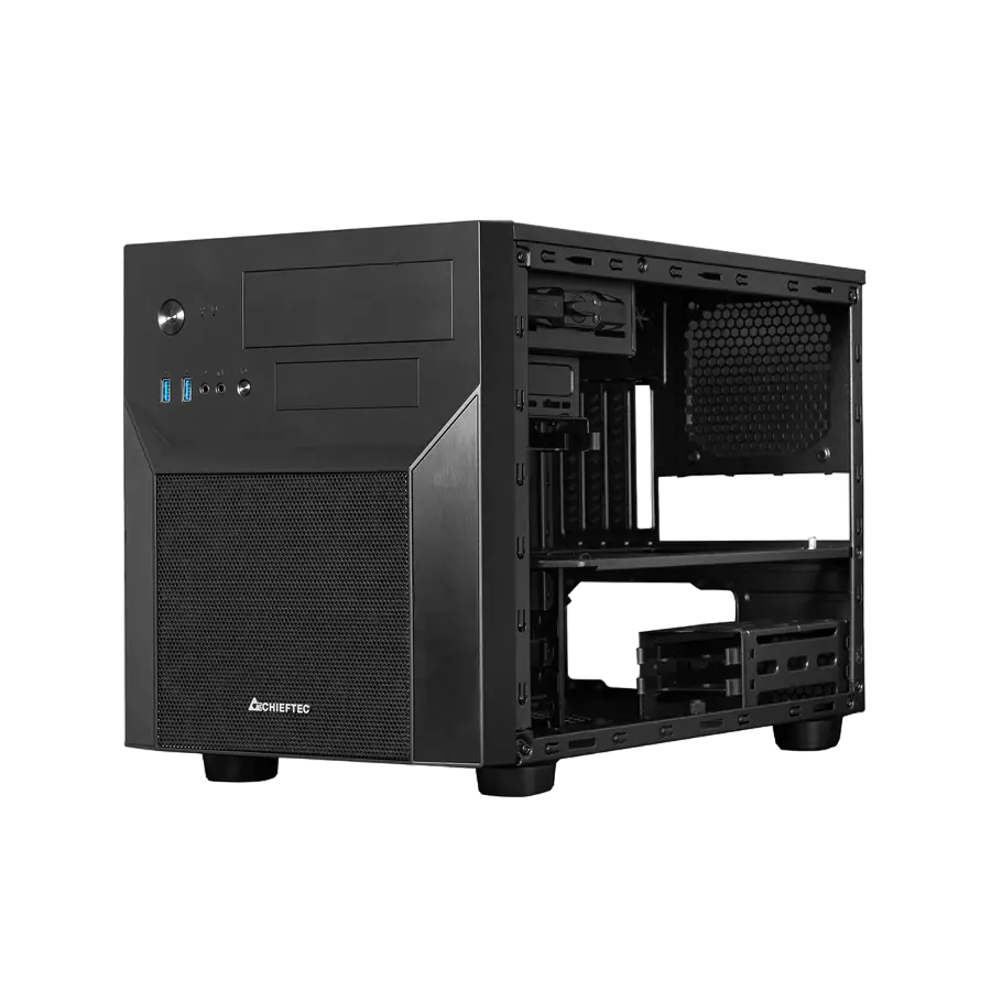 Chieftec CI-02B-OP Mini-Tower Negru
