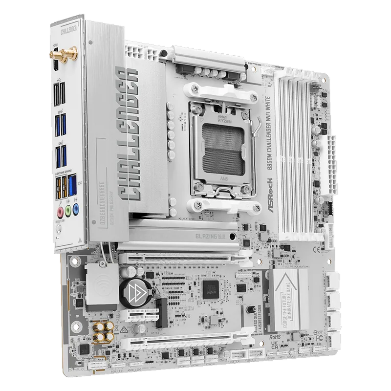 ASRock B850M Challenger WiFi White Micro-ATX