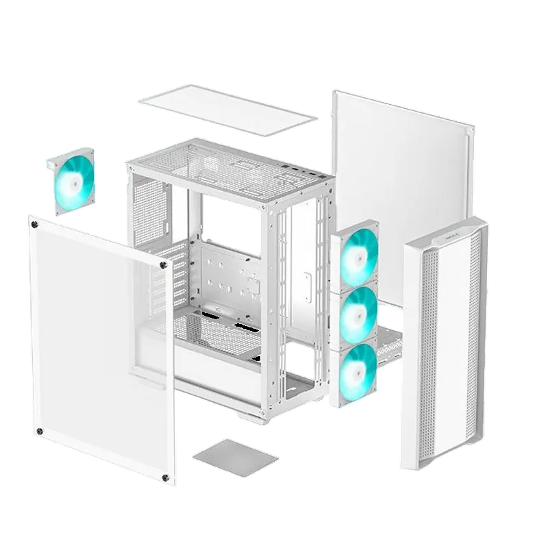 Deepcool CC560 V2 Midi-Tower Alb