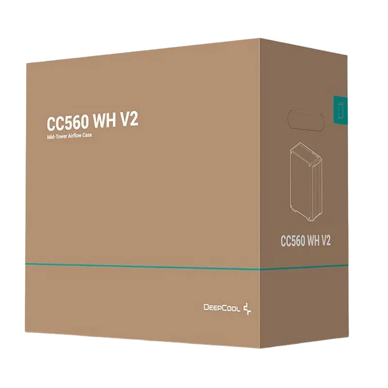 Deepcool CC560 V2 Midi-Tower Alb