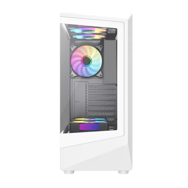 Gamemax VISTA CPC AW Midi-Tower Alb