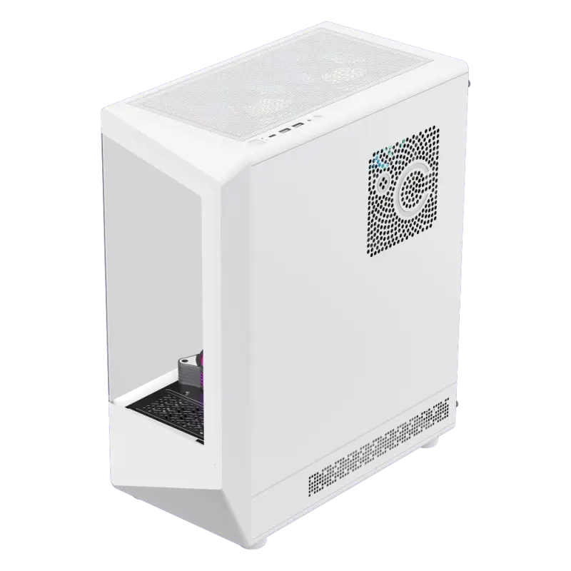 Gamemax VISTA CPC AW Midi-Tower Alb