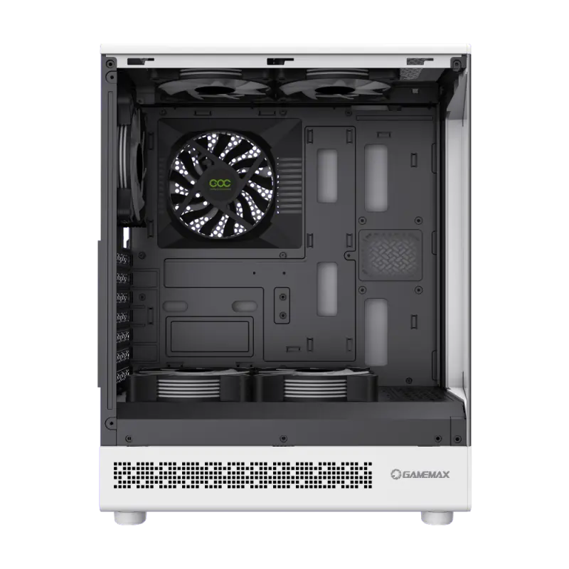 Gamemax VISTA CPC AW Midi-Tower Alb