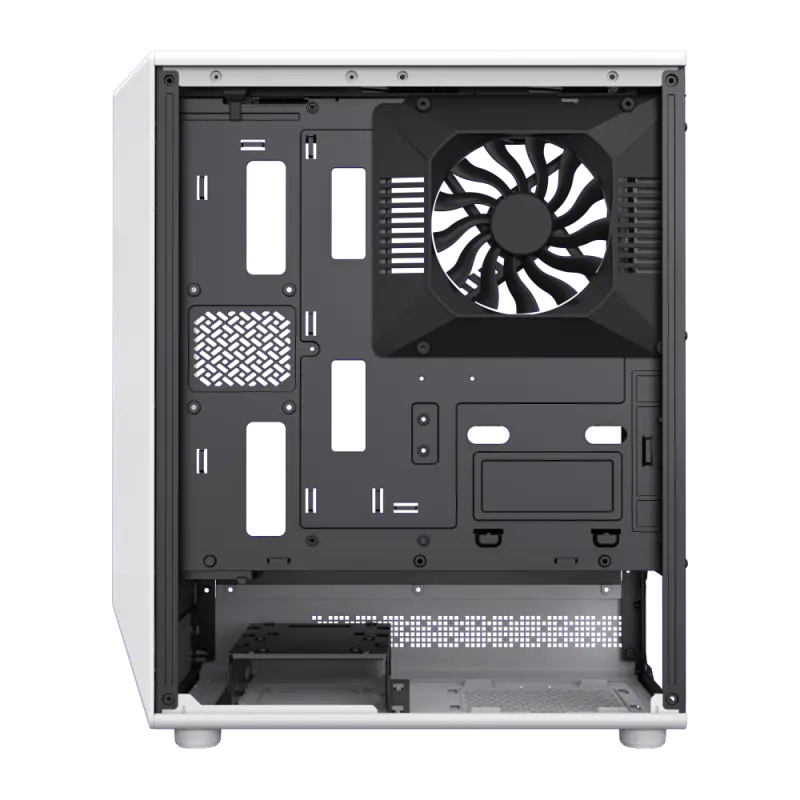 Gamemax VISTA CPC AW Midi-Tower Alb