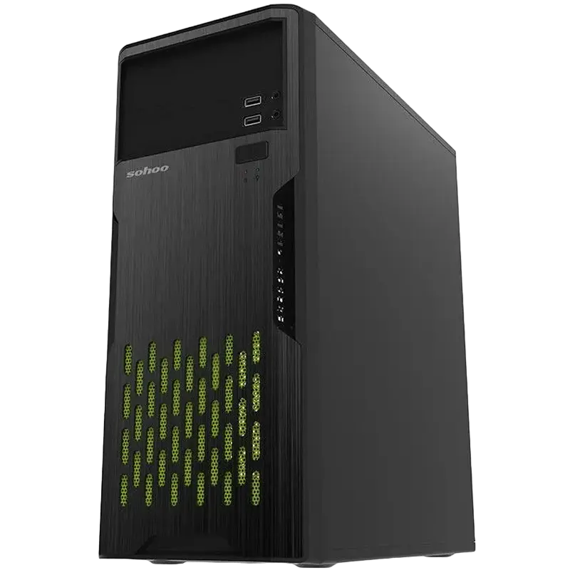 Sohoo 2810BG Midi-Tower Negru